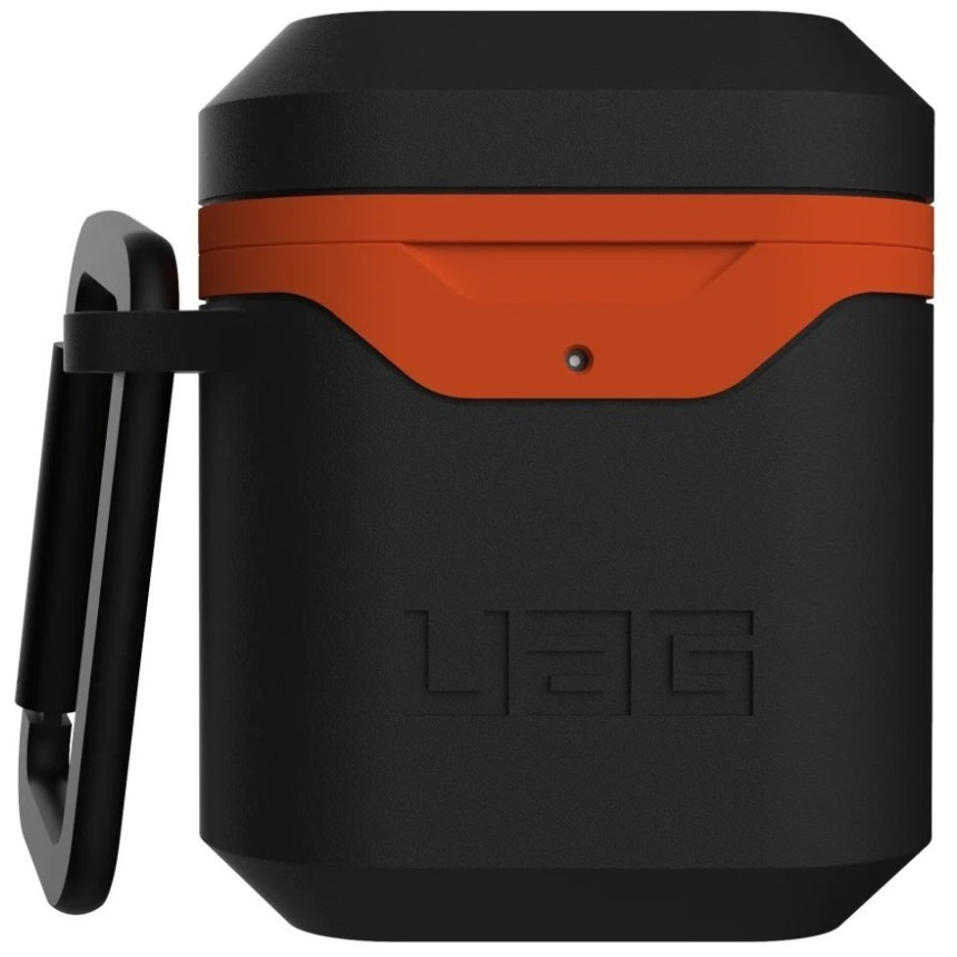 Чехол UAG для Airpods Standard Issue Hard Black/Orange (10242F114097)