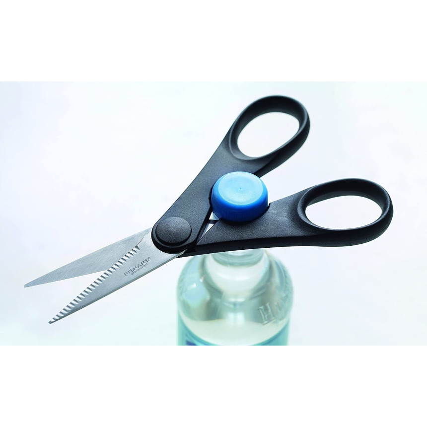Ножницы кухонные Fiskars Essential с открывашкой для бутылок (1023820)