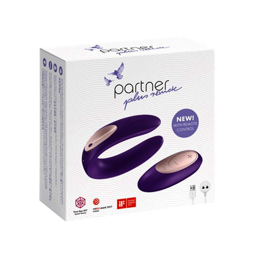 Вибратор для пар с дистанционным управлением Satisfyer Partner Plus Remote
