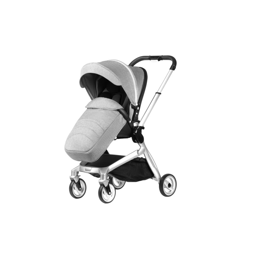 Детская коляска 2в1 Miqilong Luna Grey