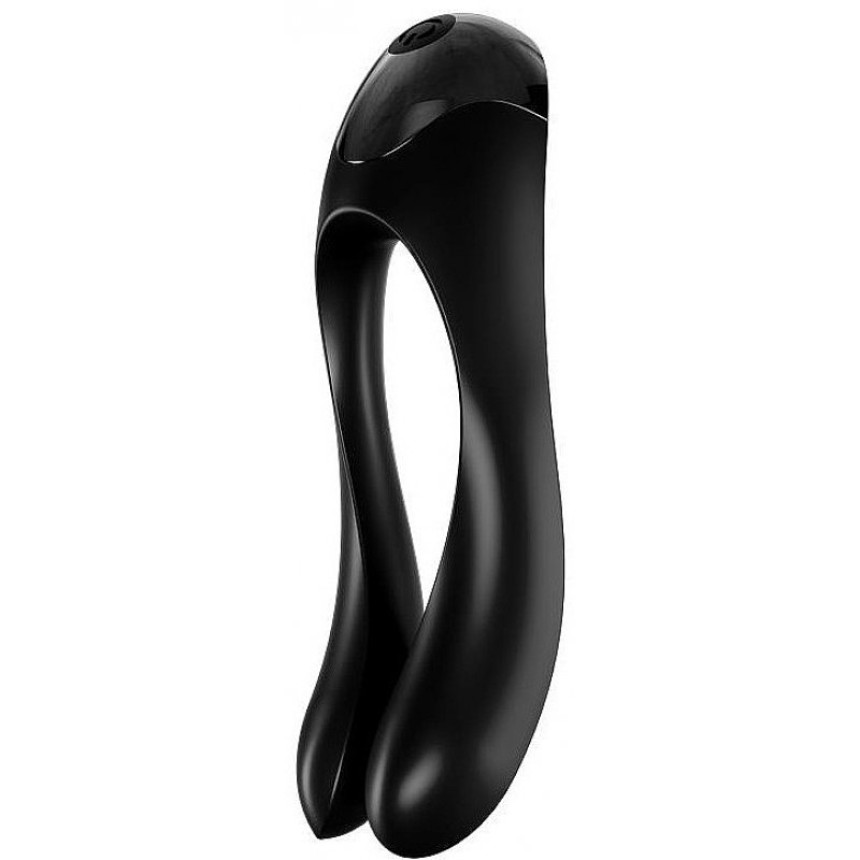 Satisfyer Candy Cane Black - Вибратор на палец