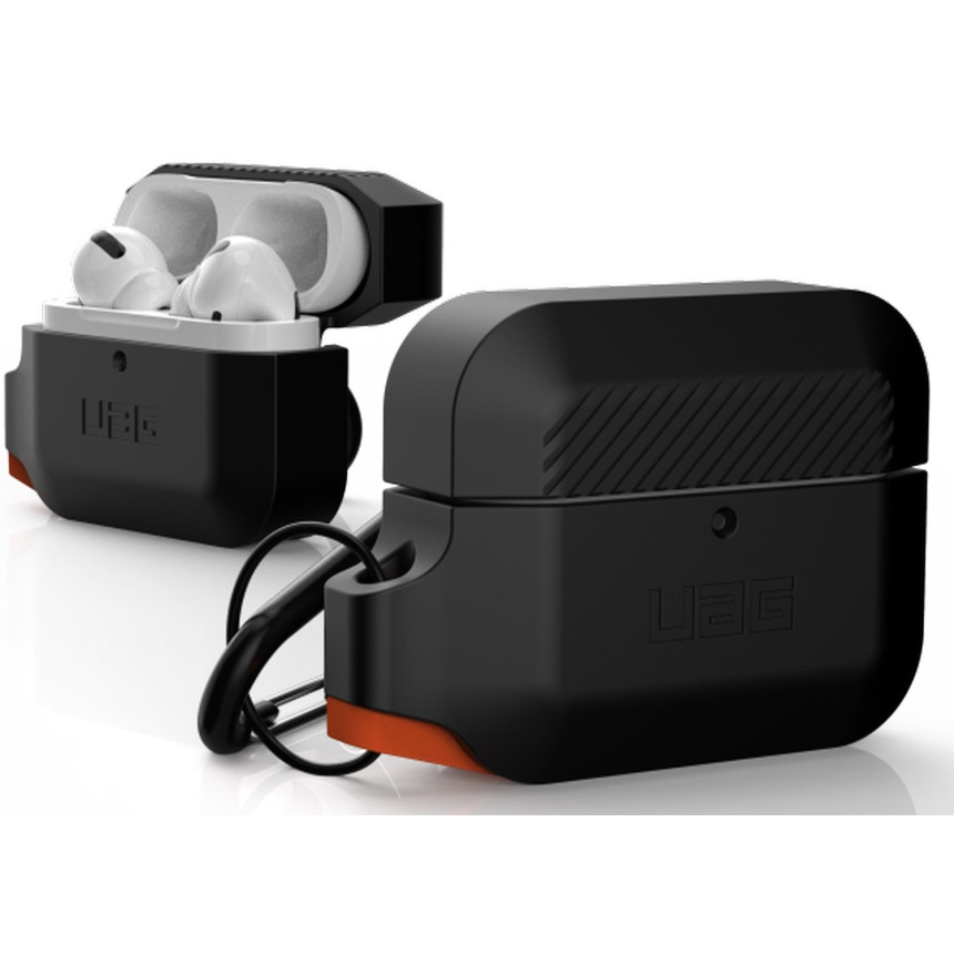 Чехол UAG для Airpods Pro Silicone Black/Orange (10225K114097)