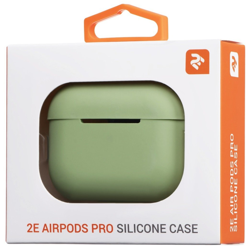 Чехол 2Е для Apple AirPods Pro Pure Color Silicone (2.5mm) Light Green