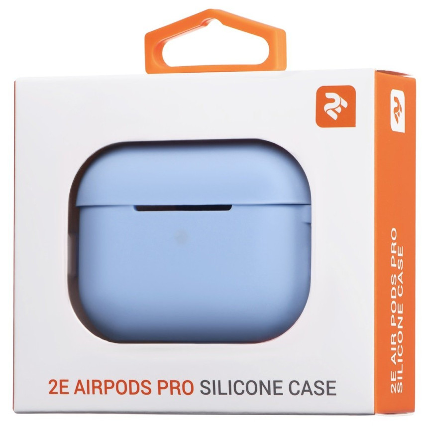 Чехол 2Е для Apple AirPods Pro Pure Color Silicone (2.5mm) Sky Blue