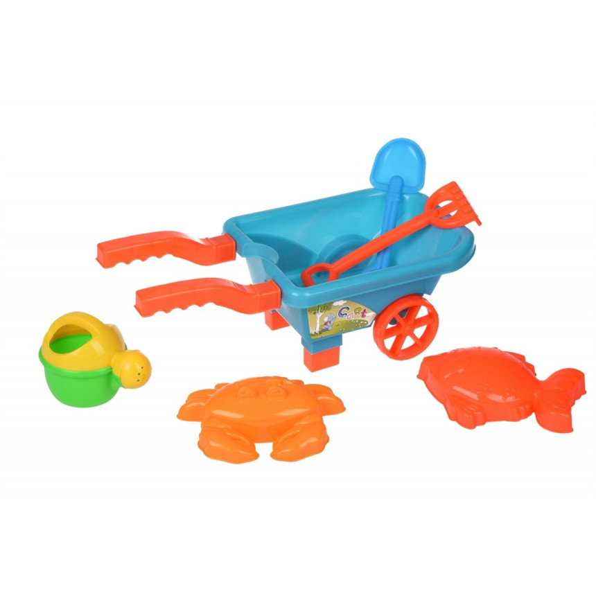 Набор для игры с песком Same Toy 6 единиц голубой (B015-But-2)