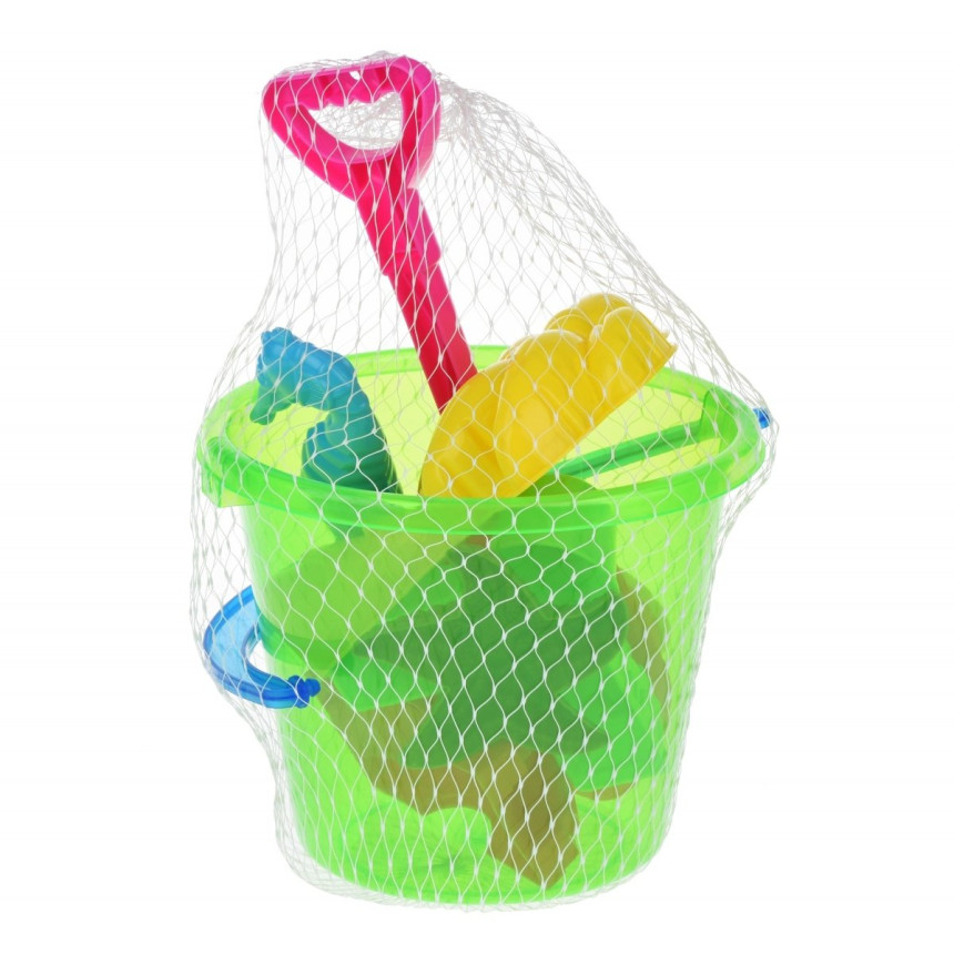 Набор для игры с песком Same Toy Ведерко 8 едениц зеленое (HY-1204WUt-3)