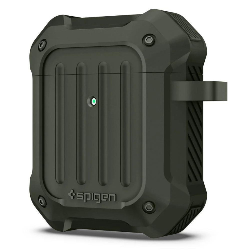 Чехол Spigen для Airpods Tough Armor Military Green