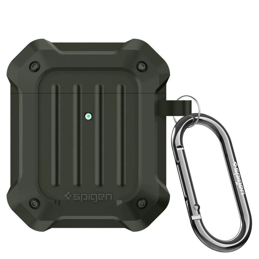 Чехол Spigen для Airpods Tough Armor Military Green
