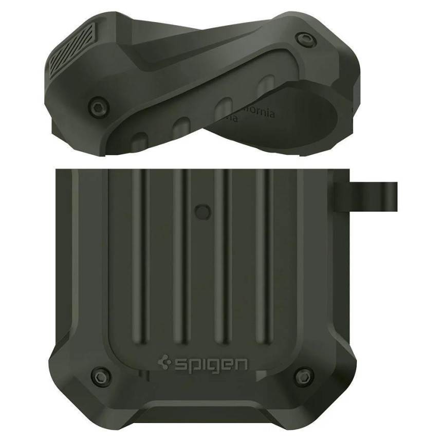 Чехол Spigen для Airpods Tough Armor Military Green