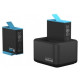 Зарядное устройство GoPro Dual Battery Charger + Battery для HERO9 Black (ADDBD-001-EU)
