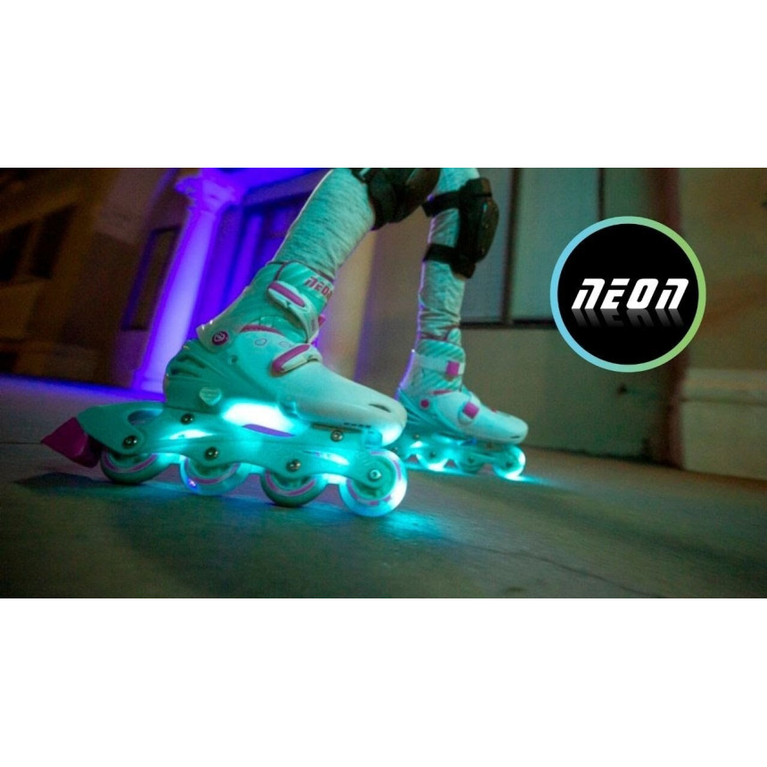 Ролики Neon Inline Skates Бирюзовый (размер 34-38)