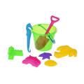 Набор для игры с песком Same Toy Ведерко 8 едениц зеленое (HY-1204WUt-3)