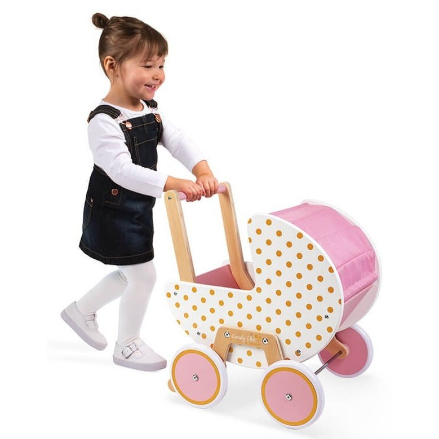 Коляска Janod Candy Chic для кукол J05886
