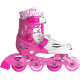 Ролики Neon INLINE SKATES Розовый (размер 34-38)