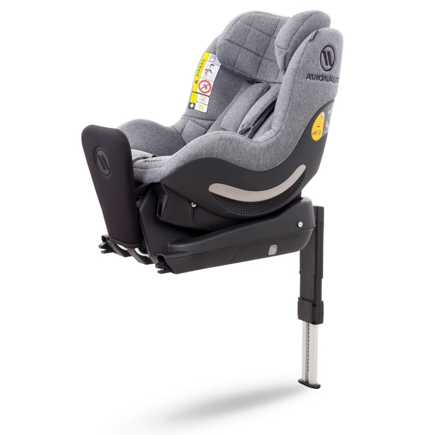 Детское автокресло Avionaut AeroFIX-RWF Iso-Fix (гр.1) Grey Melange (AV-350.RWF-AF.01)