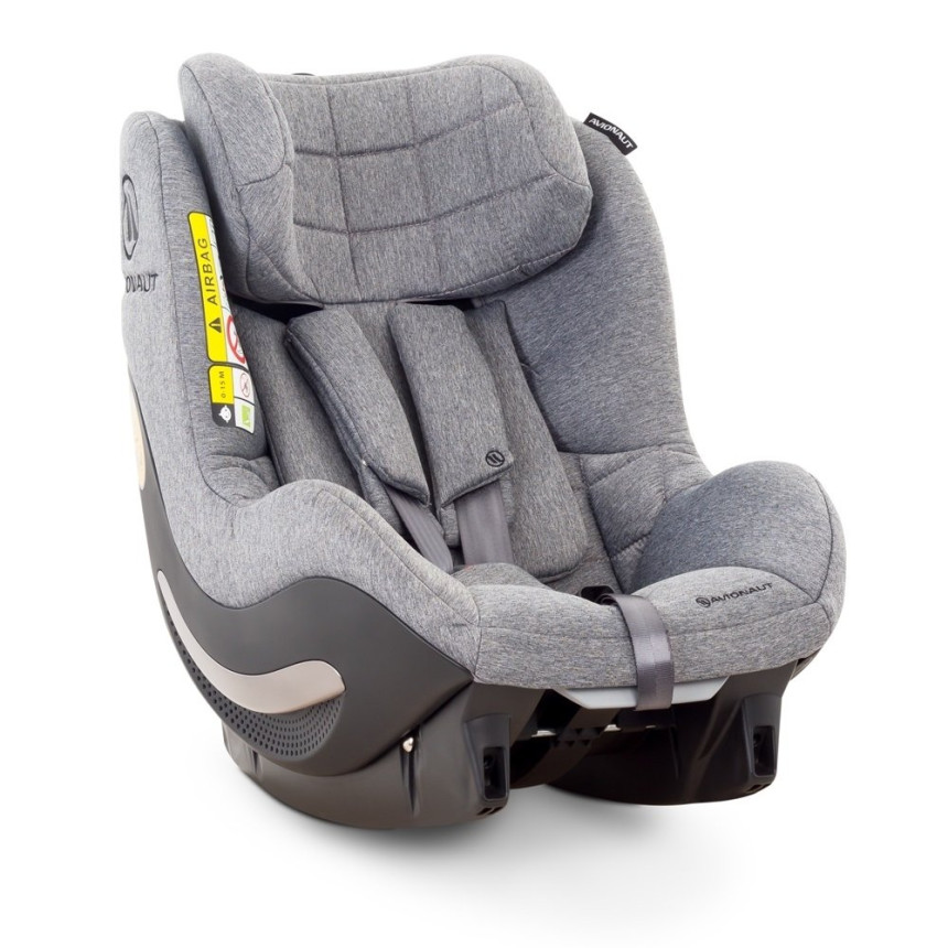 Детское автокресло Avionaut AeroFIX-RWF Iso-Fix (гр.1) Grey Melange (AV-350.RWF-AF.01)